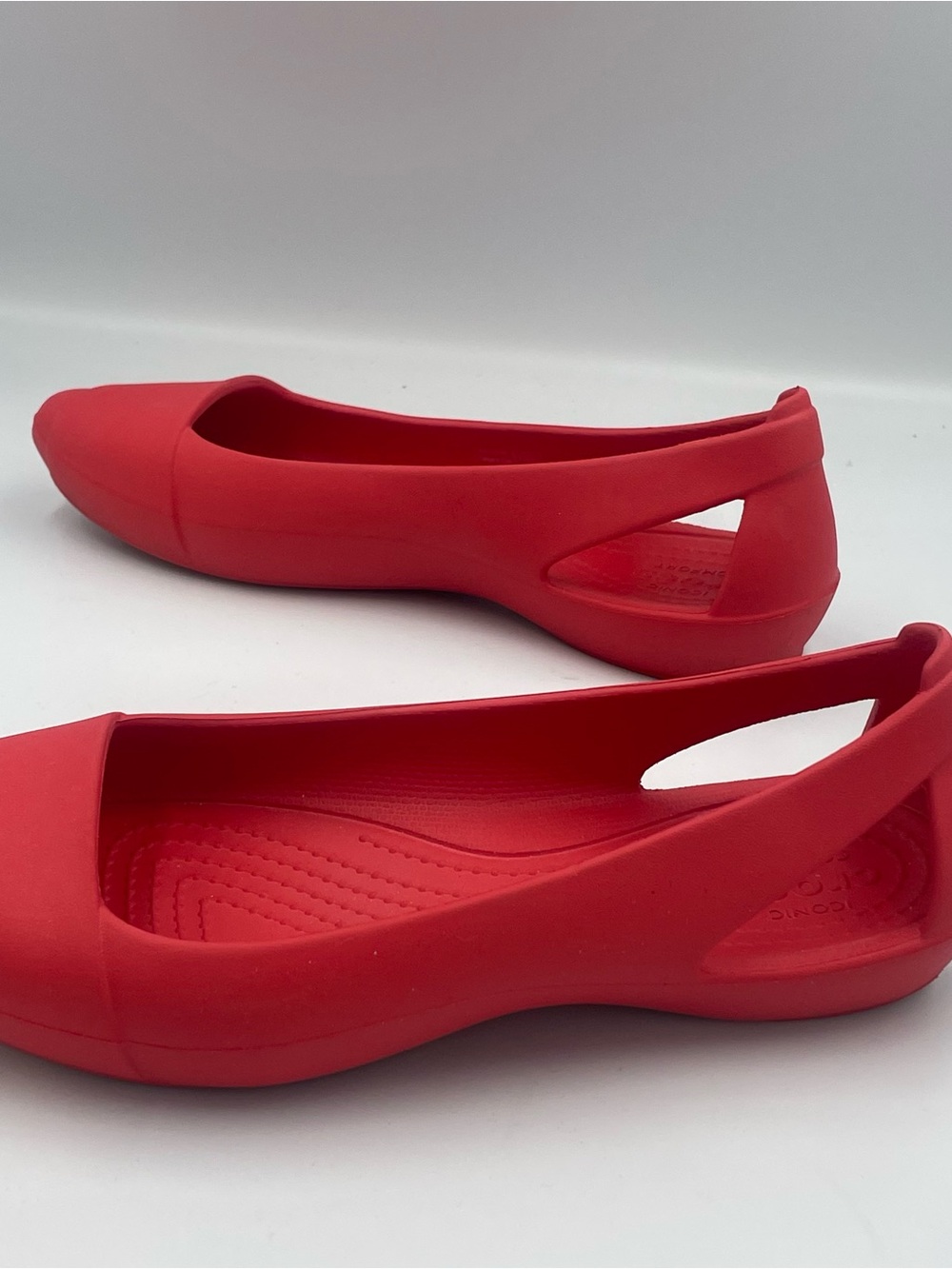 Crocs Sienna Shoes Womens Size 6. Slingback Ballet Flats Lightweight pre-owned - Picture 7 of 11